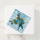 ヴィンテージブルーソングバードオンシートミュージックカスタマイズ フェイバータグ (インサイチュ)