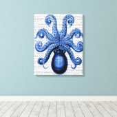 ヴィンテージブルータコ1下面 キャンバスプリント (インサイチュ (ウッドフロア))