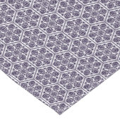 ヴィンテージブルーターキッシュロゼット幾何学的ベクトルアート ショートテーブルランナー (コーナー)