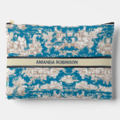 ヴィンテージブルーターコイズトイレデジュイミモノグラム アクセサリーポーチ (正面)