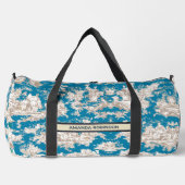 ヴィンテージブルーターコイズトイレデジュイミモノグラム ダッフルバッグ (正面)