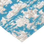 ヴィンテージブルーターコイズトイレデジュイミモノグラム テーブルクロス (アングル)