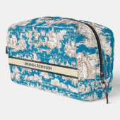 ヴィンテージブルーターコイズトイレデジュイミモノグラム ドップキット (右コーナー)