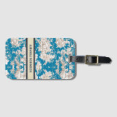 ヴィンテージブルーターコイズトイレデジュイミモノグラム ラゲッジタグ (正面横)