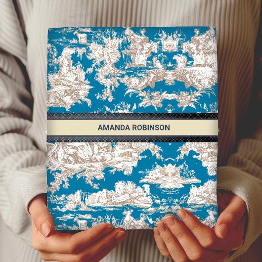 ヴィンテージブルーターコイズトイレデジュイミモノグラム ラッピングペーパーシート