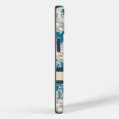 ヴィンテージブルーターコイズトイレデジュイミモノグラム Case-Mate iPhoneケース (裏面 / 右)