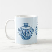 ヴィンテージブルーチノイスリージンジャージャースヴァース コーヒーマグカップ (左)