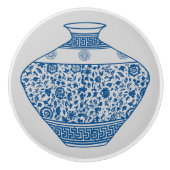 ヴィンテージブルーチノイスリージンジャージャースヴァース セラミックノブ (正面)