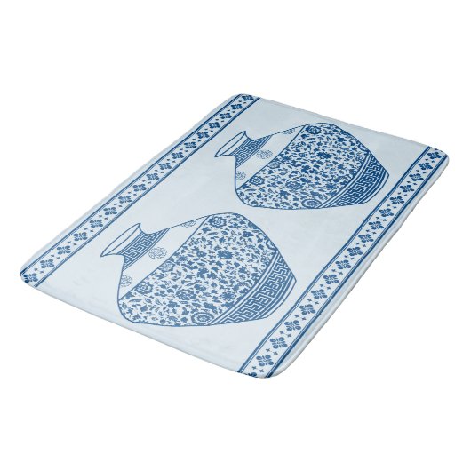 ヴィンテージブルーチノイスリージンジャージャースヴァース バスマット (アングル)