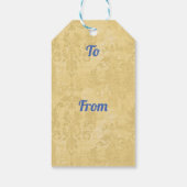 ヴィンテージブルーチノワセリーバタフライダマスク ギフトタグ (裏面)