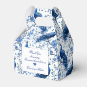 ヴィンテージブルーチフランスのノイスリーピーコックフローラ フェイバーボックス (裏面サイド)