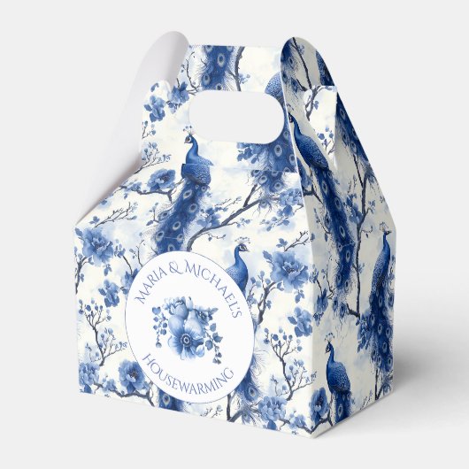 ヴィンテージブルーチフランスのノイスリーピーコッ結婚クス フェイバーボックス (正面サイド)