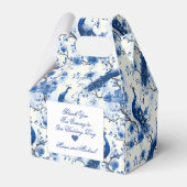 ヴィンテージブルーチフランスのノイスリーピーコッ結婚クス フェイバーボックス (裏面サイド)