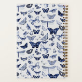 ヴィンテージブルーチョウ ノートブック (裏面)