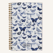 ヴィンテージブルーチョウ ノートブック (正面)