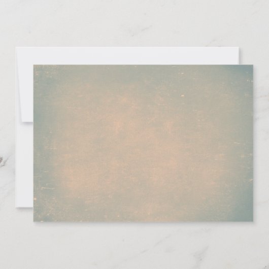 ヴィンテージブルーツリーの田舎風リハーサルディナー招待状 招待状 (裏面)