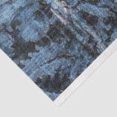 ヴィンテージブルーテクスチャビクトリアンフローラ分離 薄葉紙 (詳細)