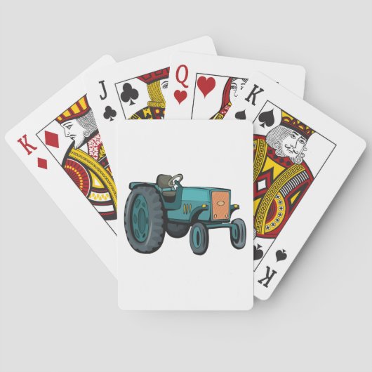 ヴィンテージブルートラクターファームライフ トランプ (裏面)