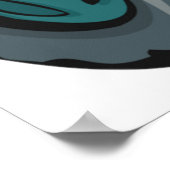 ヴィンテージブルートラクターファームライフ ポスター (角)