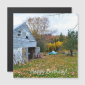 ヴィンテージブルートラックアンドバーン誕生日 (正面/裏面)