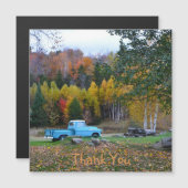 ヴィンテージブルートラックサンキュー磁気カード (正面/裏面)