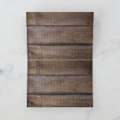 ヴィンテージブルートラック素朴バーン サンキューカード (内部)