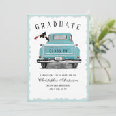 ヴィンテージブルートラック2025年卒業 案内状 (スタンド正面)