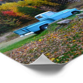 ヴィンテージブルートラック ポスター (角)