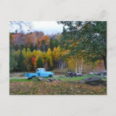 ヴィンテージブルートラック ポストカード (正面)