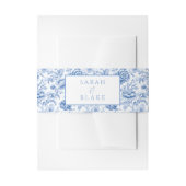 ヴィンテージブルートワールフローラ招待状ベリーバンド 招待状ベリーバンド (正面例)