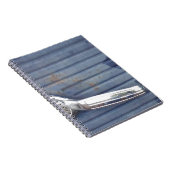 ヴィンテージブルードア、シルバーハンドル ノートブック (右側)