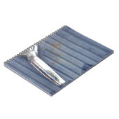 ヴィンテージブルードア、シルバーハンドル ノートブック (左側)