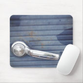 ヴィンテージブルードア、シルバーハンドル マウスパッド (マウス)