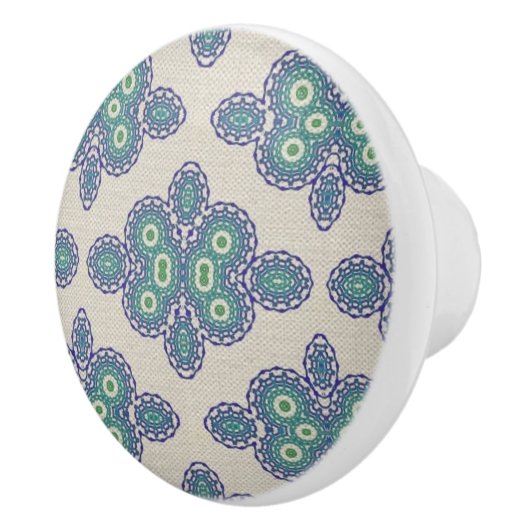 ヴィンテージブルードリームセラミックノブ セラミックノブ (右)