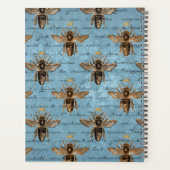 ヴィンテージブルーハニービー プランナー手帳 (裏面)