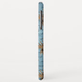 ヴィンテージブルーハニービー Case-Mate iPhoneケース (裏面/左)