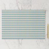 ヴィンテージブルーハーレキン紙ランチョンマット ペーパーパッド (インサイチュ)