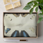 ヴィンテージブルーバタフライエフェメラデクページスクリプト 薄葉紙 (ギフト)