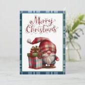 ヴィンテージブルーバッファロープレイドウォーターカラーレッド格言 シーズンカード (スタンド正面)