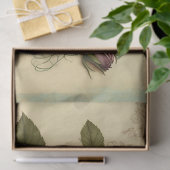 ヴィンテージブルーバラとドラゴンフライのデクページ 薄葉紙 (ギフト)