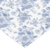 ヴィンテージブルーバラフローラルパターン テーブルクロス (アングル)