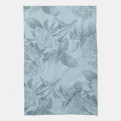 ヴィンテージブルーバラ キッチンタオル (縦)