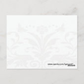 ヴィンテージブルーバードイラストレーションの解説 ポストカード (裏面)