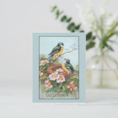 ヴィンテージブルーバードイースター シーズンポストカード (スタンド正面)