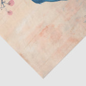 ヴィンテージブルーバードオンさくらんぼブロッサムブランチ 薄葉紙 (詳細)