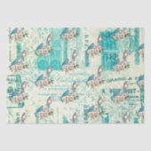 ヴィンテージブルーバードオンエフエメフランスのラ 薄葉紙 (正面)