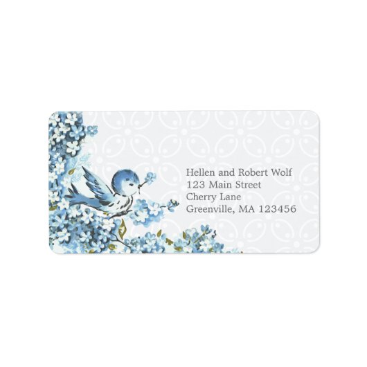 ヴィンテージブルーバード冬シーズン ラベル (正面)