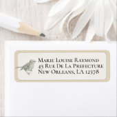 ヴィンテージブルーバード差出人住所ラベル ラベル (インサイチュ)