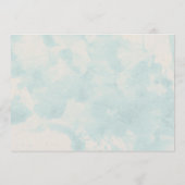 ヴィンテージブルーバード結婚式招待状 招待状 (裏面)