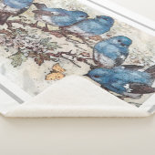 ヴィンテージブルーバード シェルパブランケット (3/4)